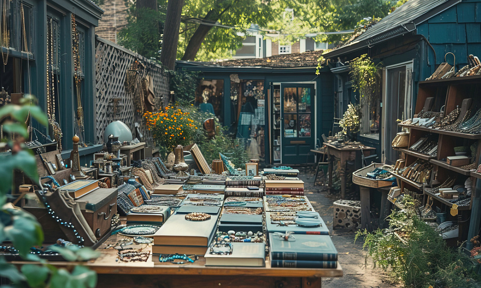 Marché De Vendeurs Vintage Rentable Avec Inventaire Inclus À Vendre 1